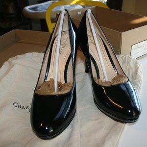 Cole Haan Chelsea black heel, closed toe
